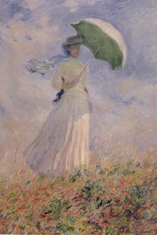 Claude Monet Study of a Figure Outdoors Sweden oil painting art